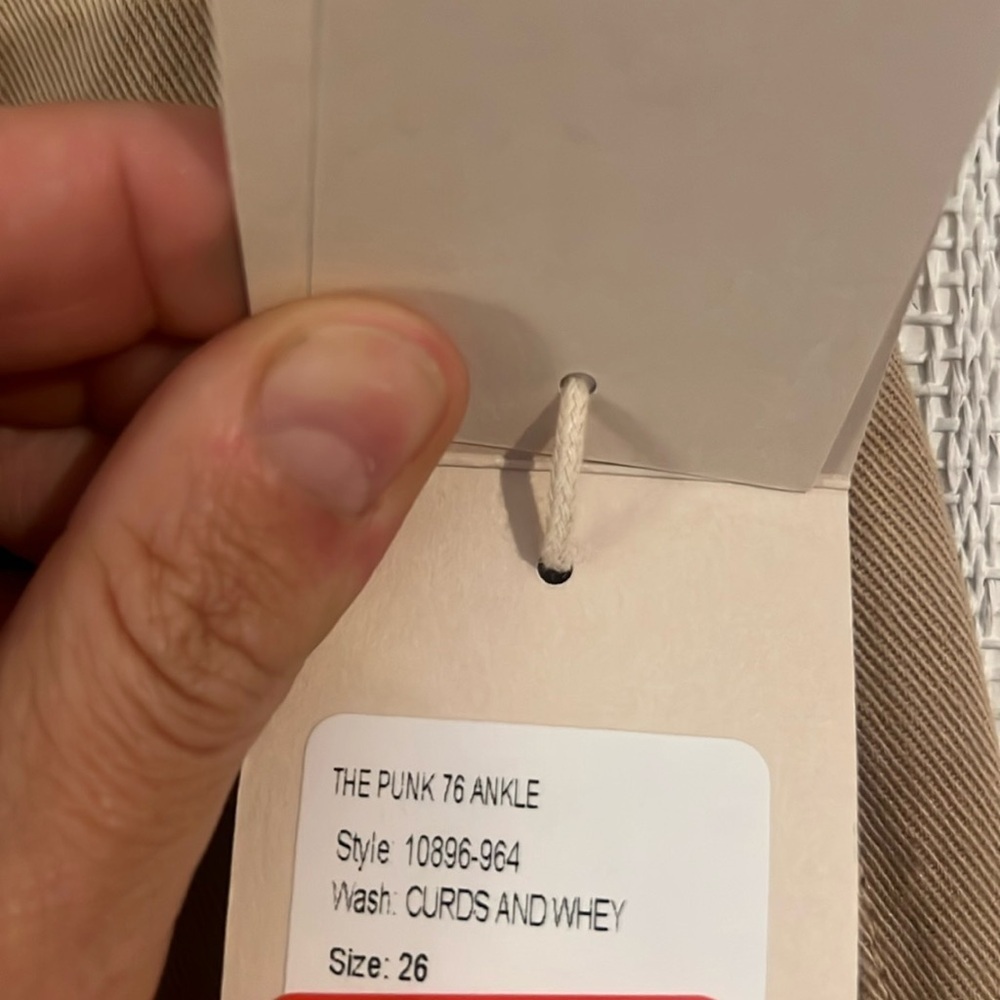 Mother the punk 76 high waisted ankle Pants size 26 NWT - Picture 5 of 11